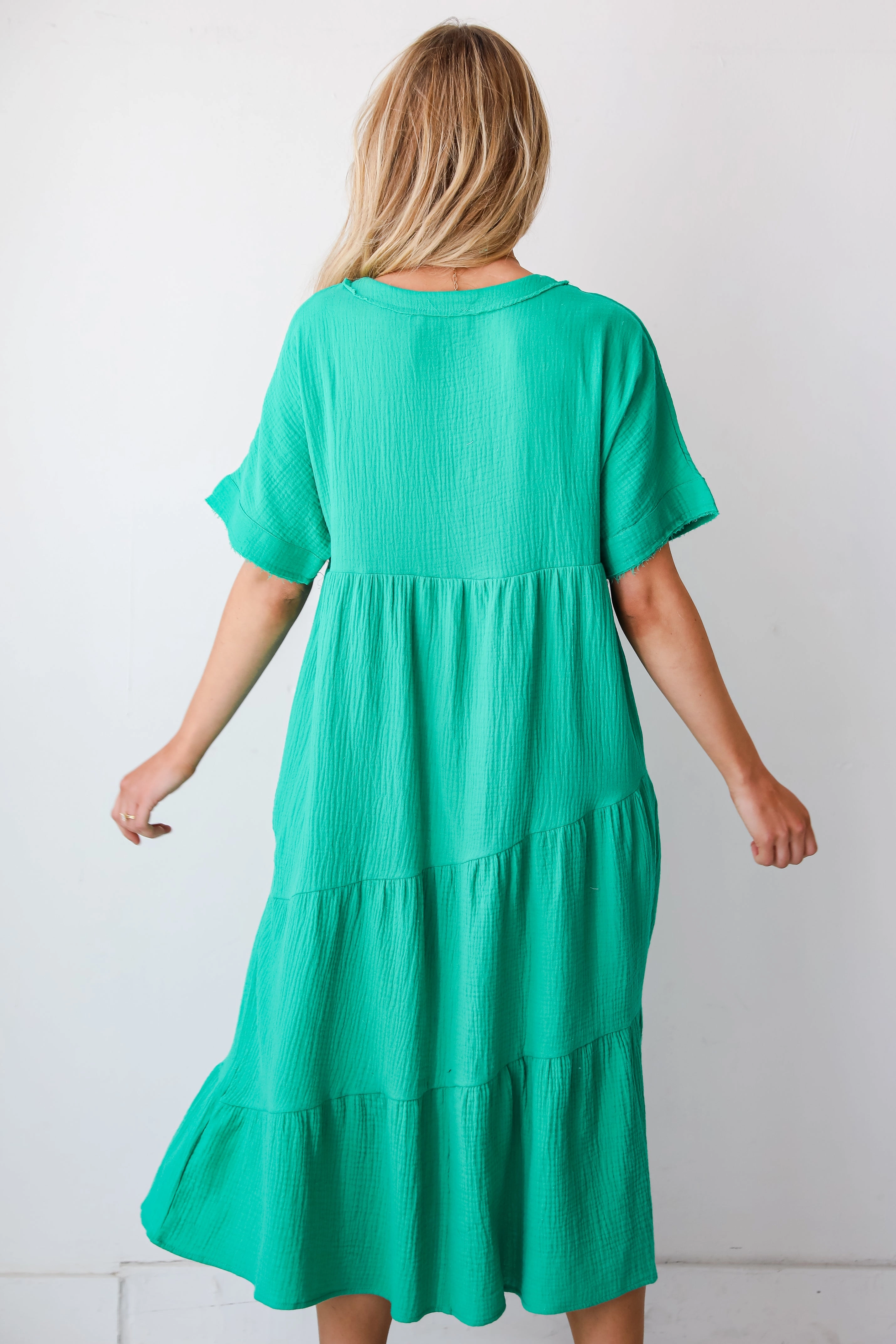 FINAL SALE - Feeling My Best Linen Midi Dress