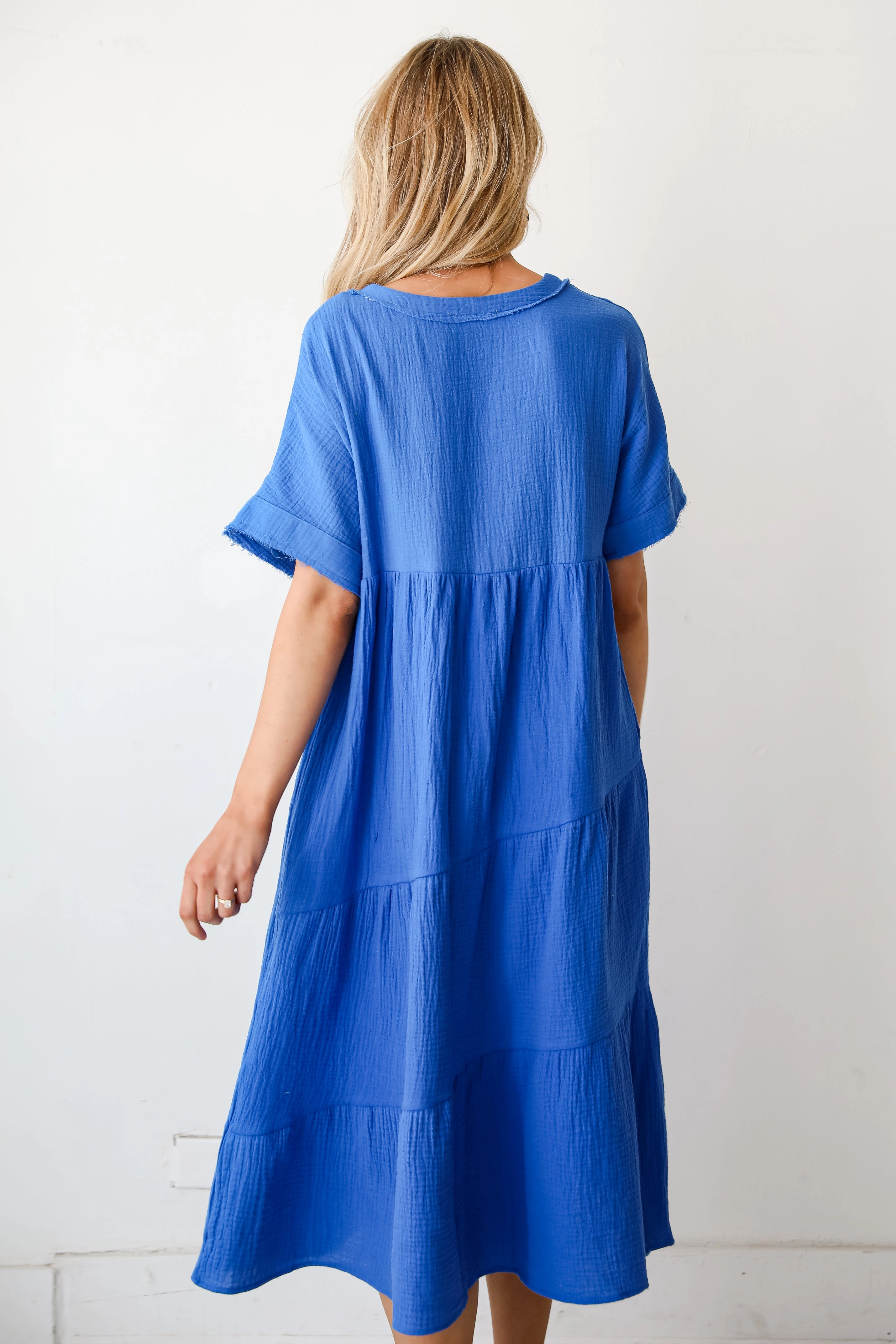 FINAL SALE - Feeling My Best Linen Midi Dress