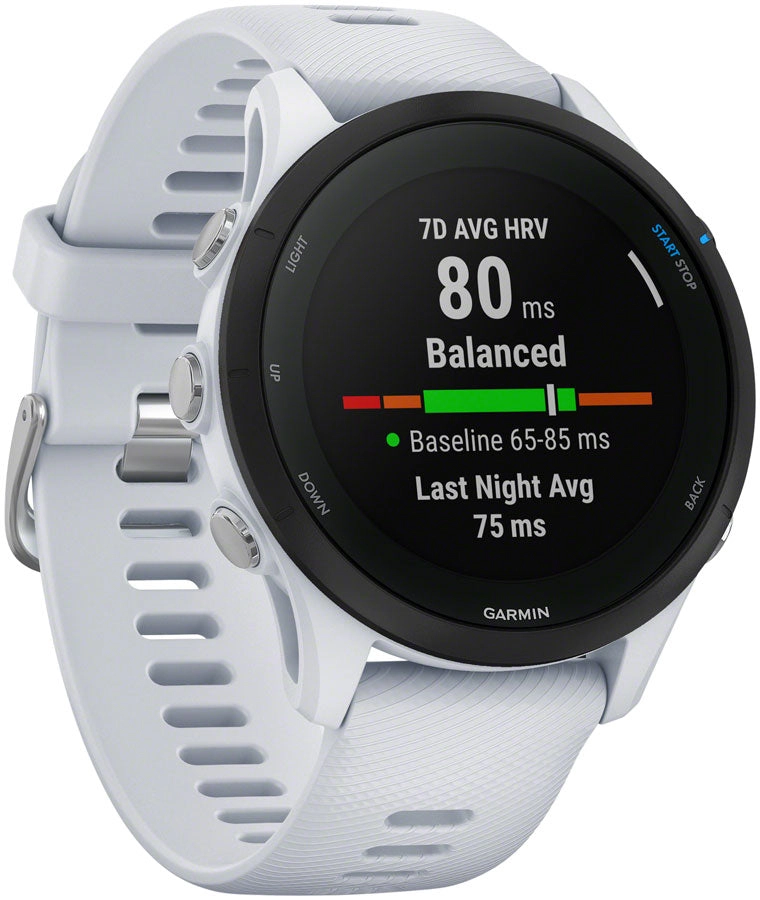 Garmin Forerunner 255 Music GPS Smartwatch - 45.6mm Whitestone
