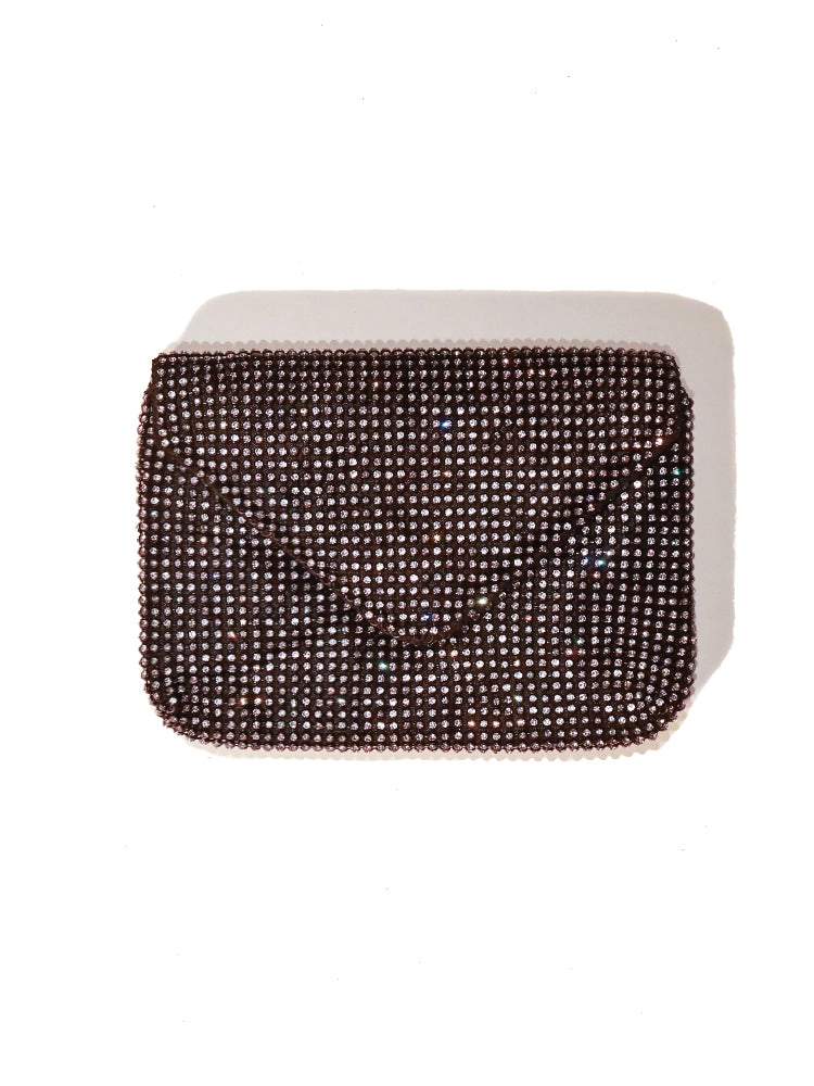 Glitter Rhinestone Wedding Evening Purse Crystal Envelope Crossbody Bags