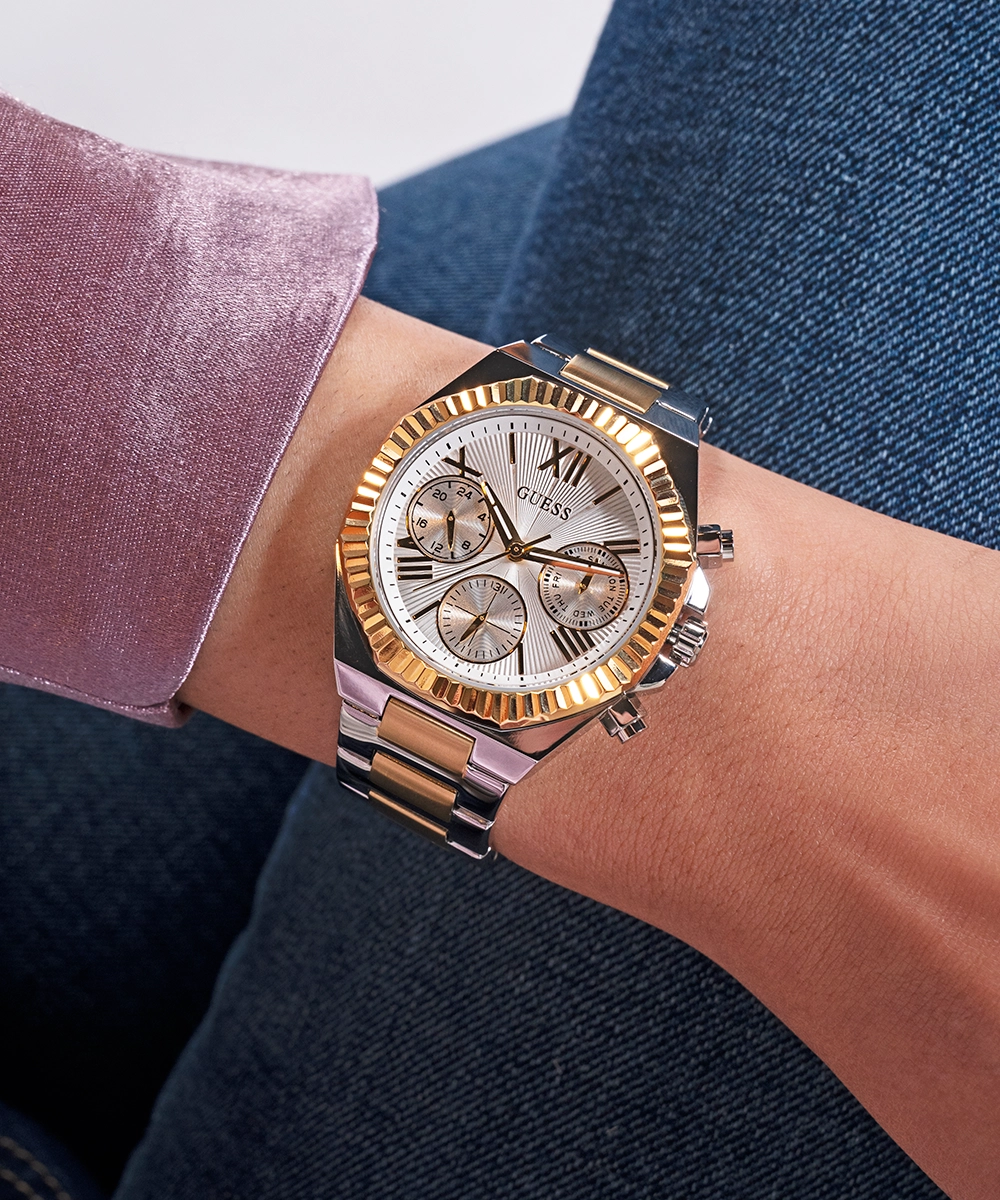 GUESS Ladies 2-Tone Multi-function Watch