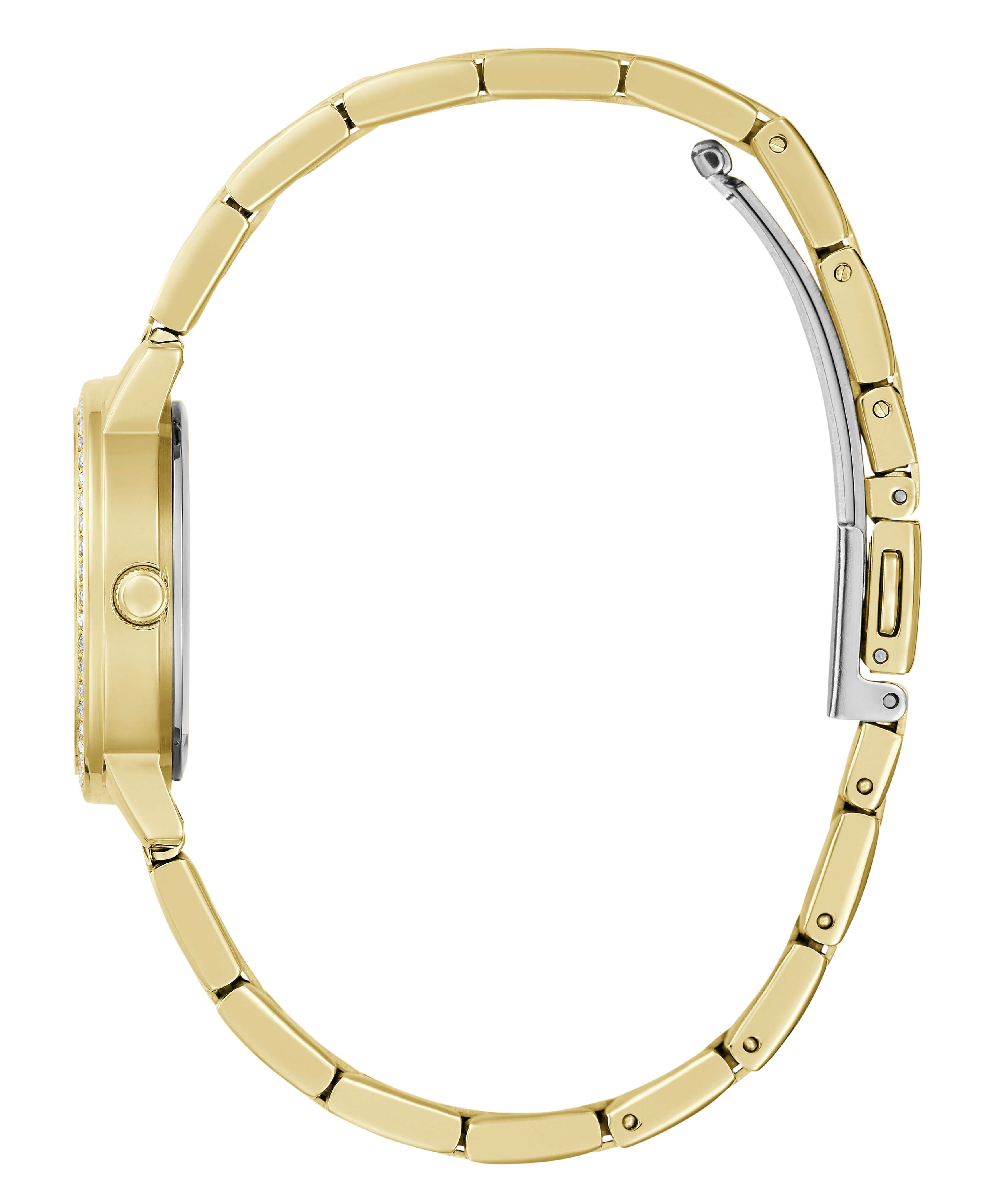 GUESS Ladies Gold Tone Analog Watch Box Set
