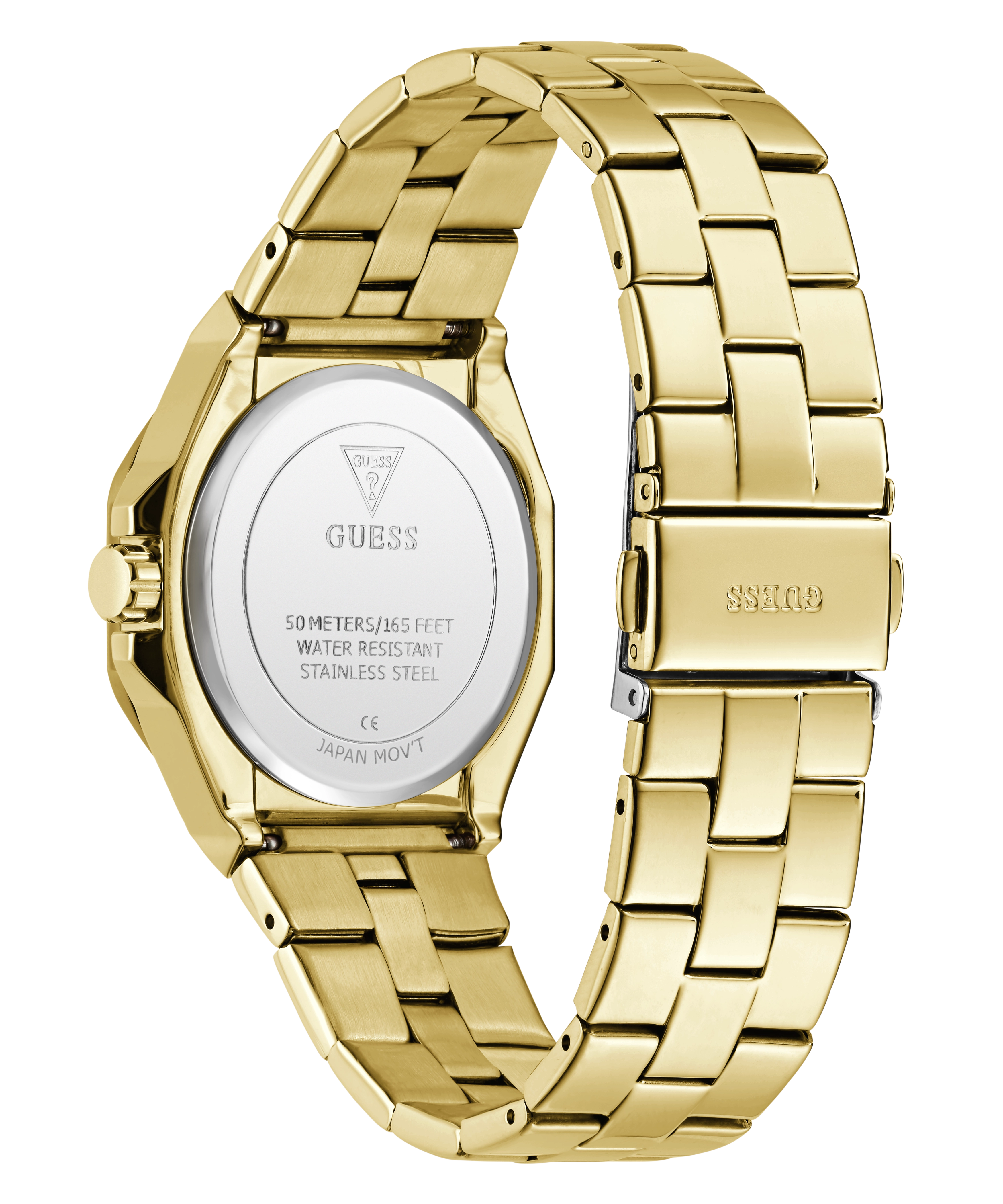 GUESS Ladies Gold Tone Analog Watch