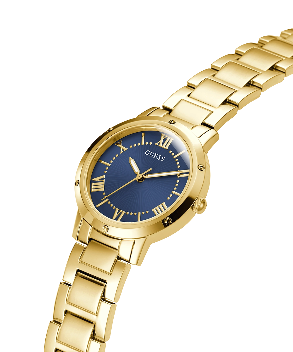 GUESS Ladies Gold Tone Analog Watch