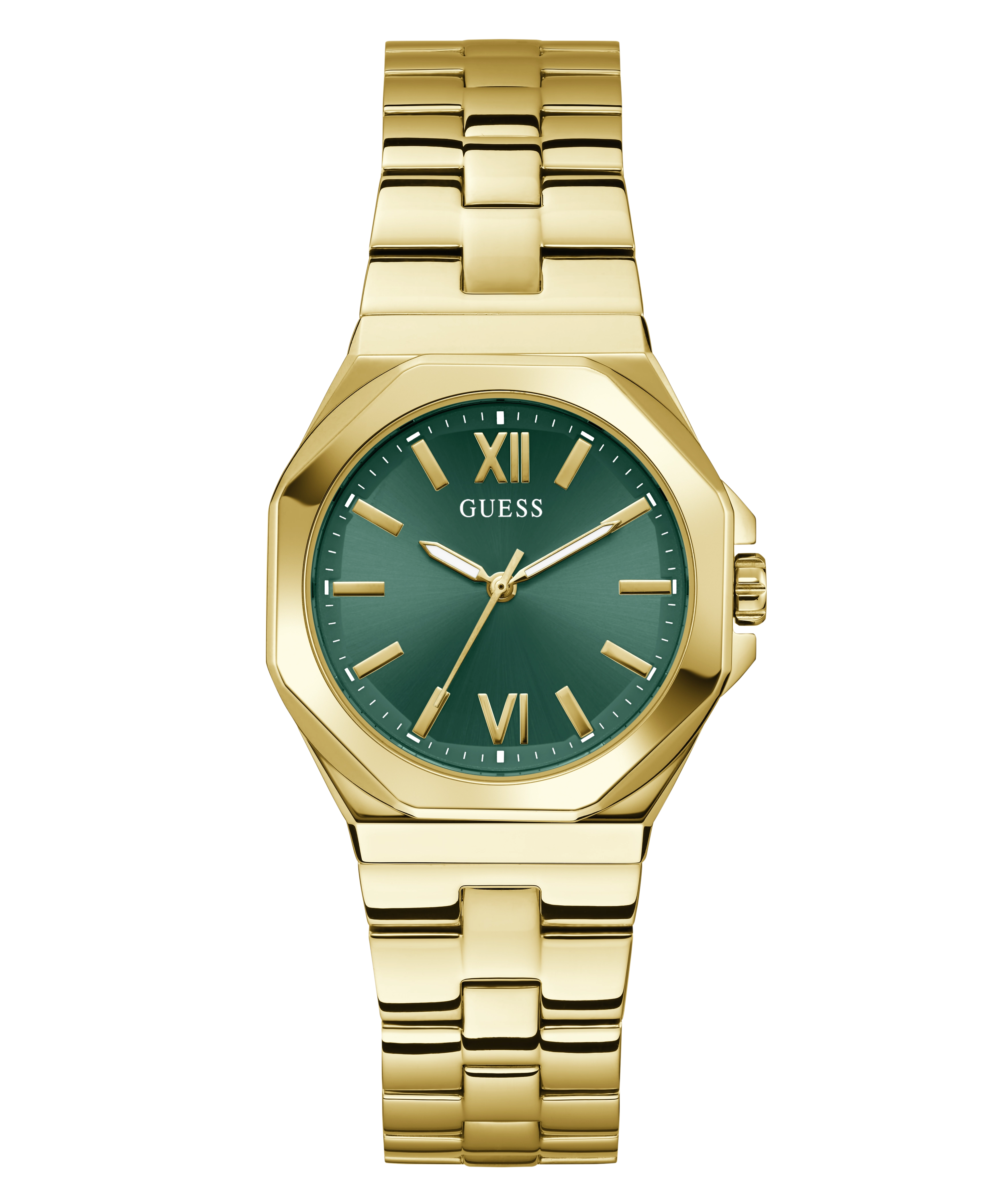GUESS Ladies Gold Tone Analog Watch