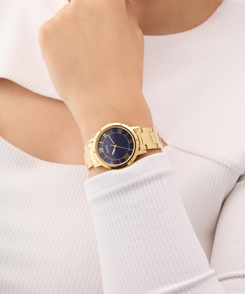 GUESS Ladies Gold Tone Analog Watch