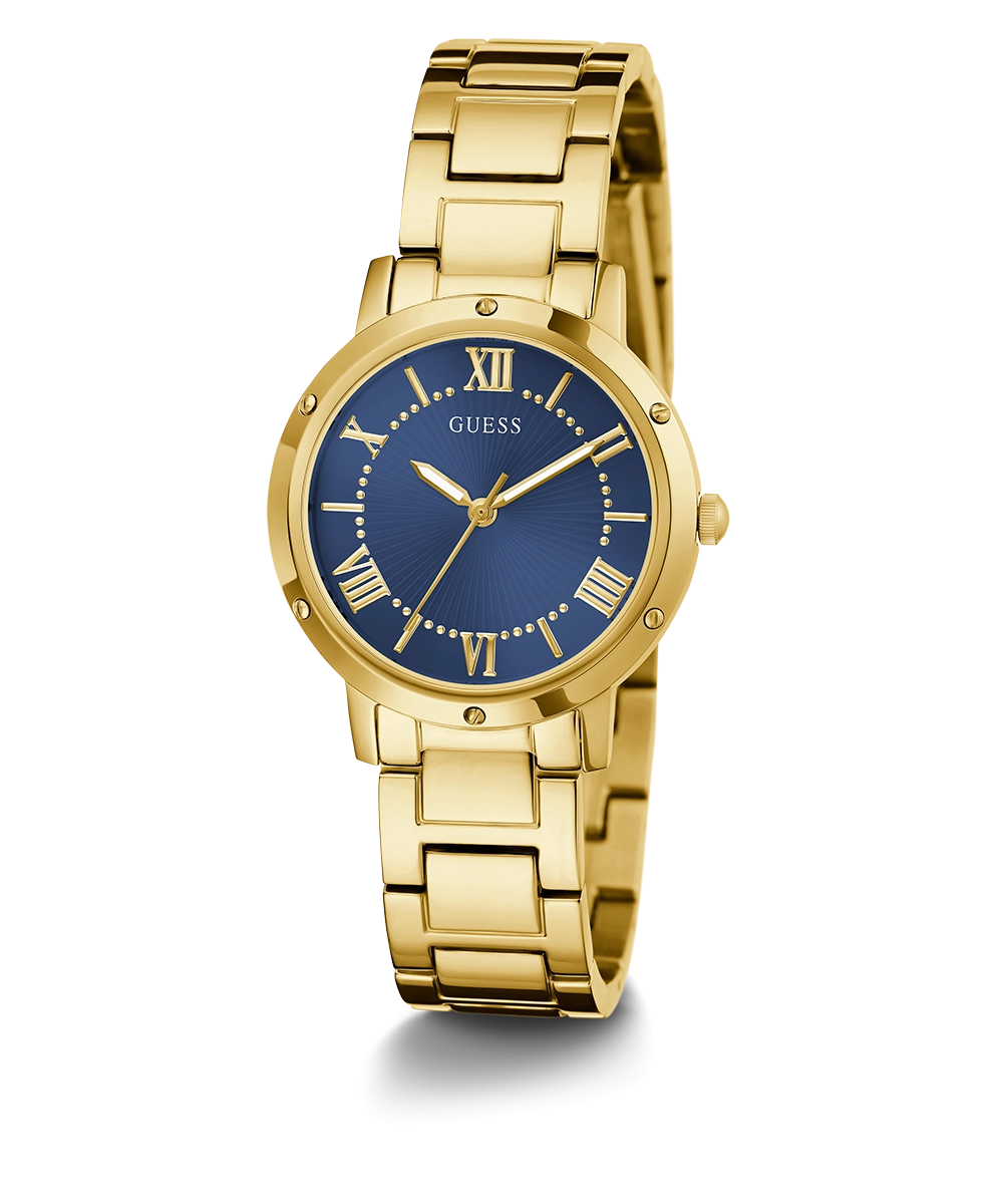GUESS Ladies Gold Tone Analog Watch