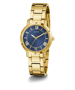 GUESS Ladies Gold Tone Analog Watch