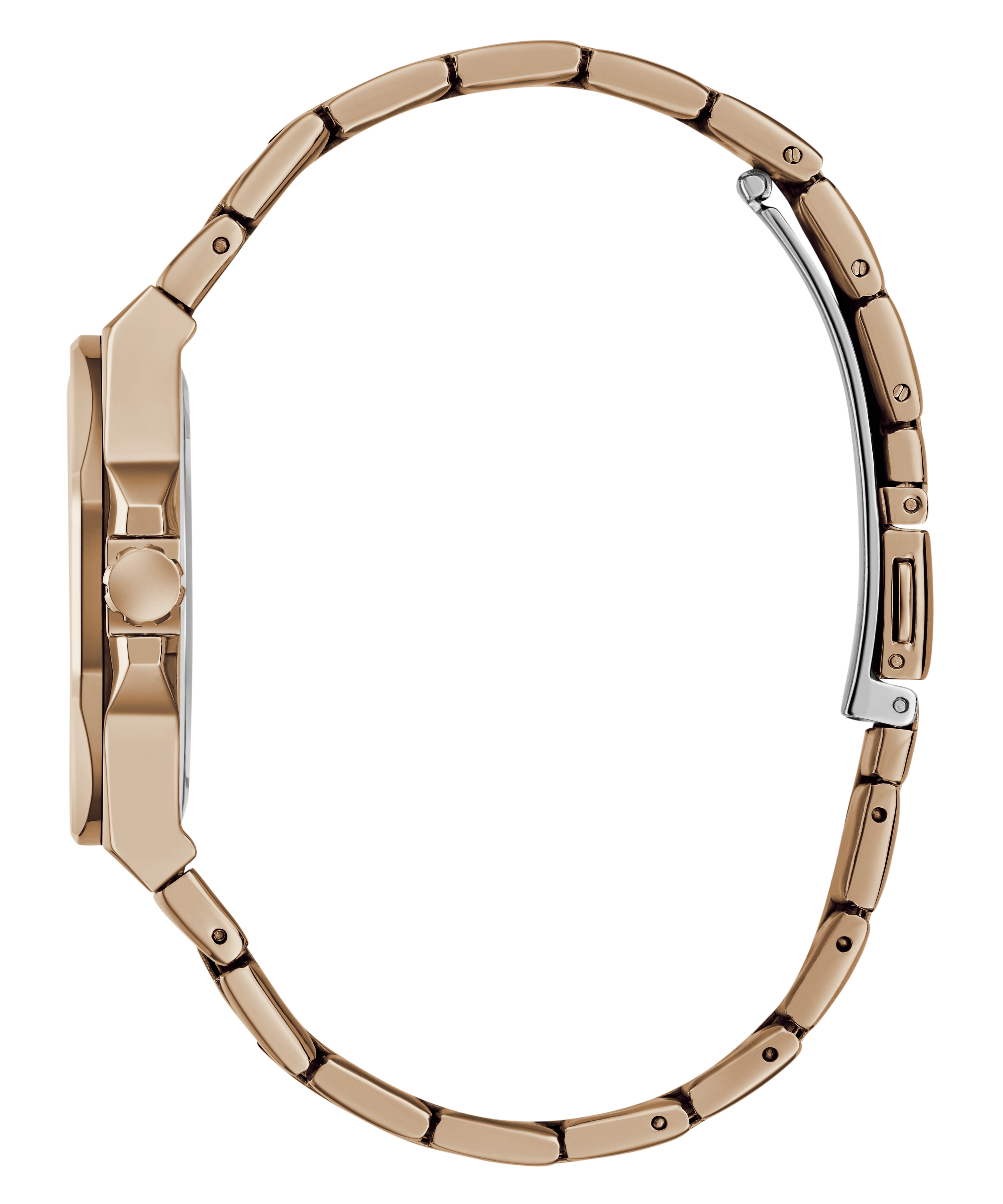 GUESS Ladies Rose Gold Tone Analog Watch