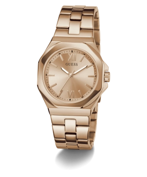 GUESS Ladies Rose Gold Tone Analog Watch