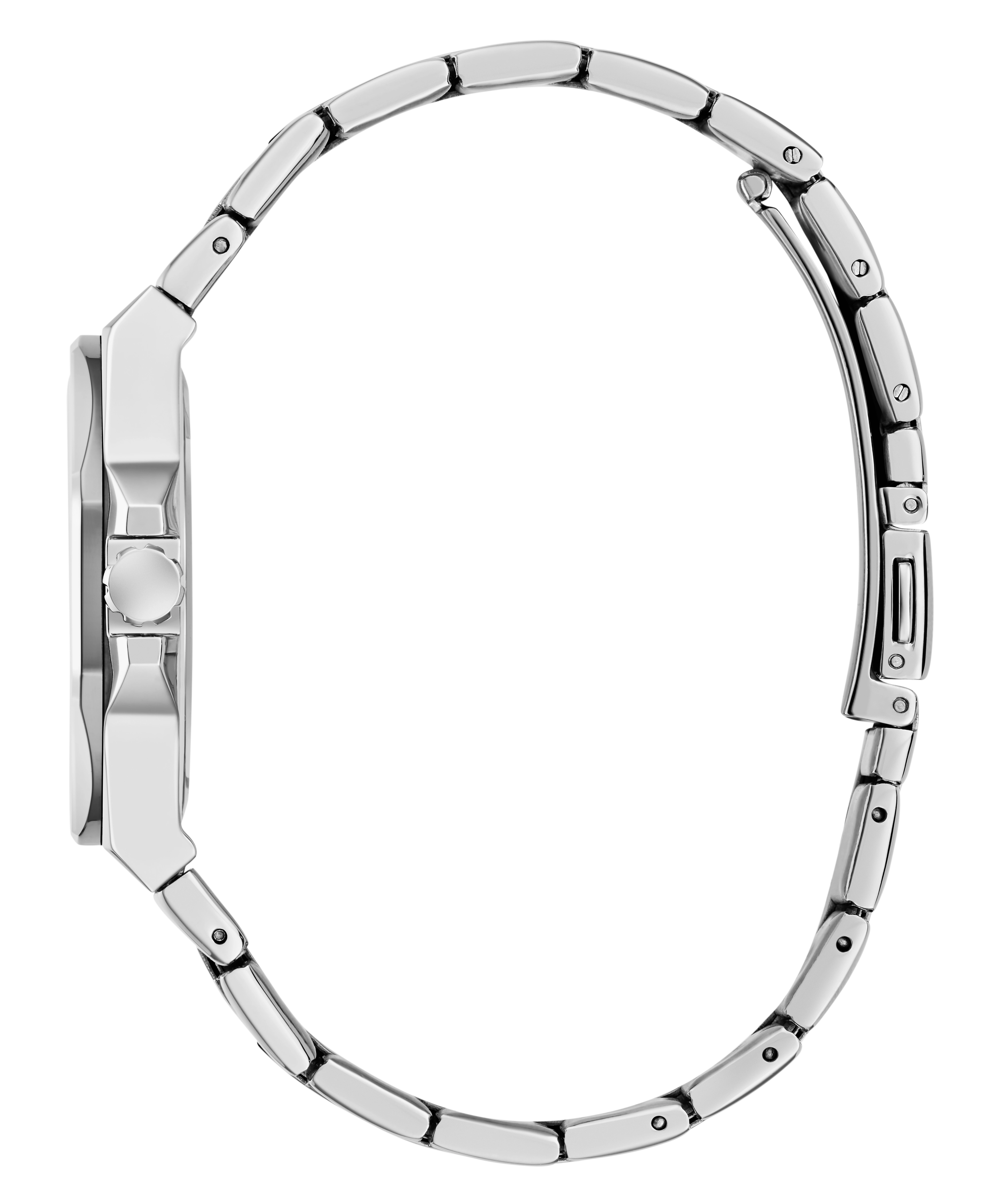 GUESS Ladies Silver Tone Analog Watch