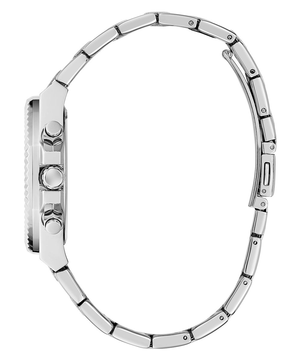 GUESS Ladies Silver Tone Multi-function Watch