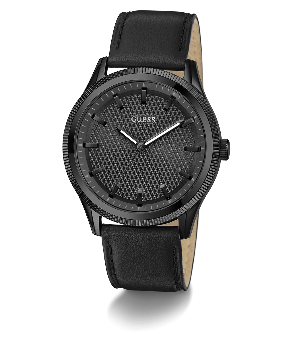 GUESS Mens Black Analog Watch