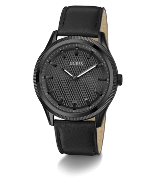 GUESS Mens Black Analog Watch