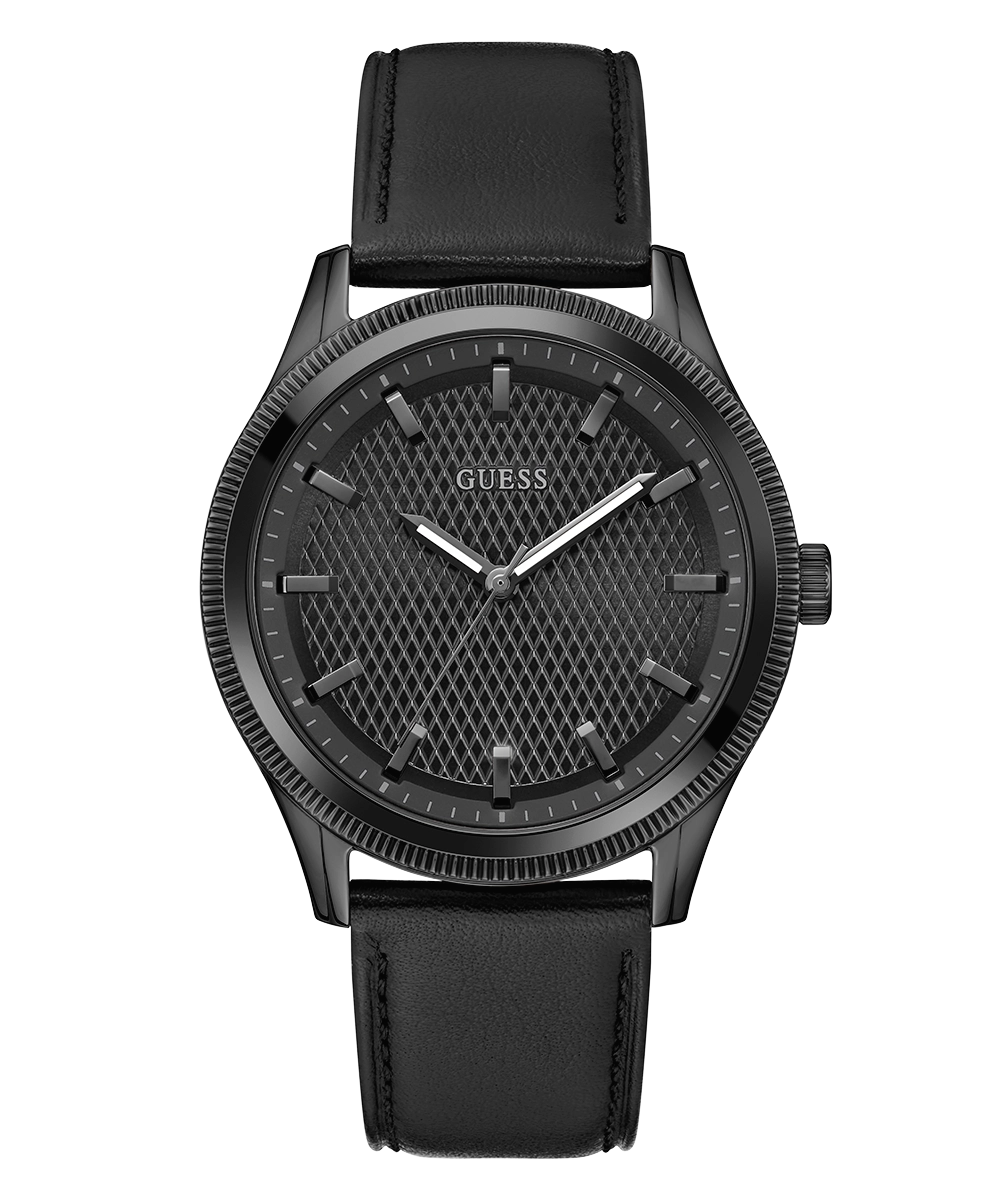 GUESS Mens Black Analog Watch