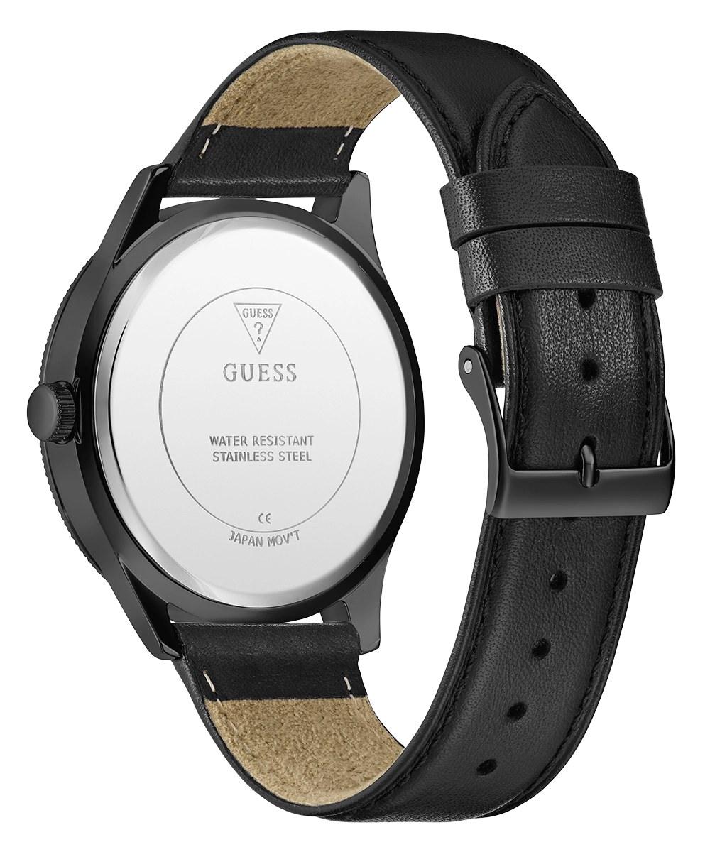 GUESS Mens Black Analog Watch