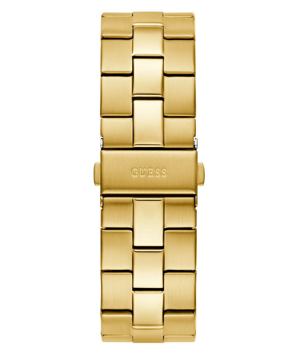 GUESS Mens Gold Tone Analog Watch