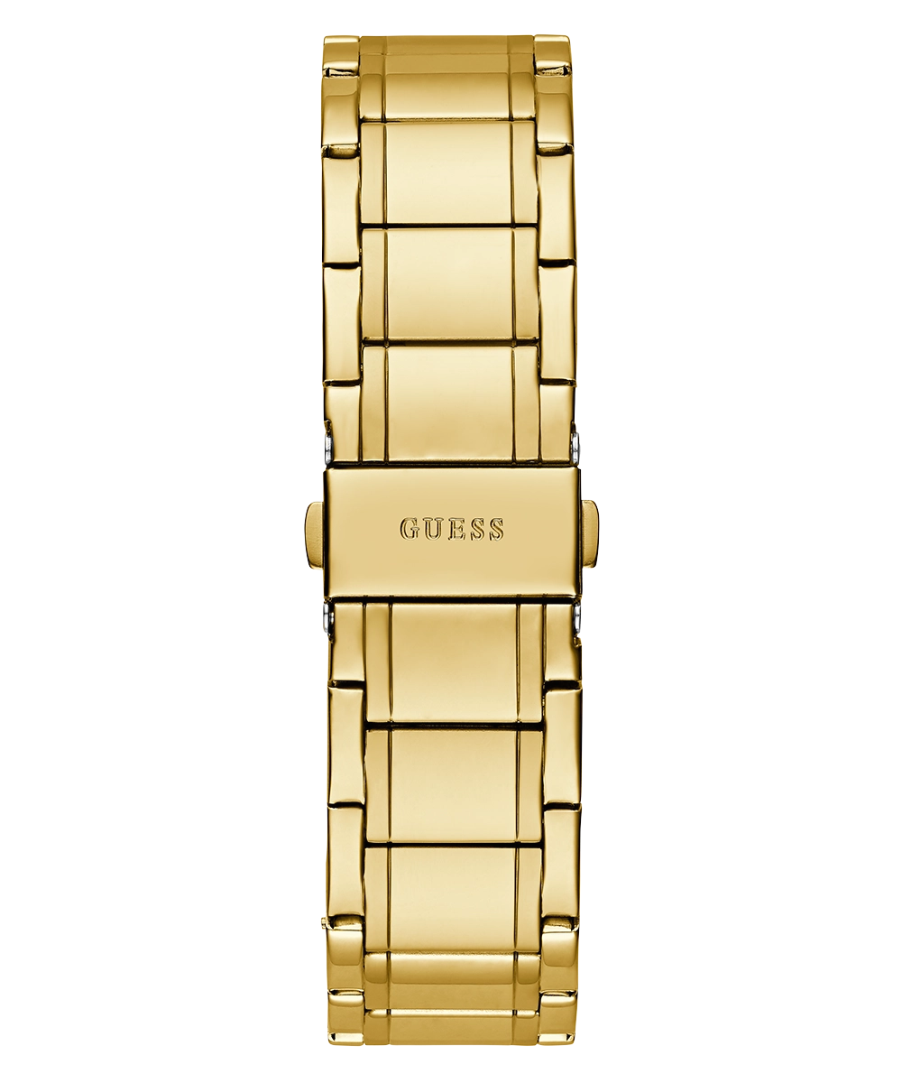 GUESS Mens Gold Tone Analog Watch