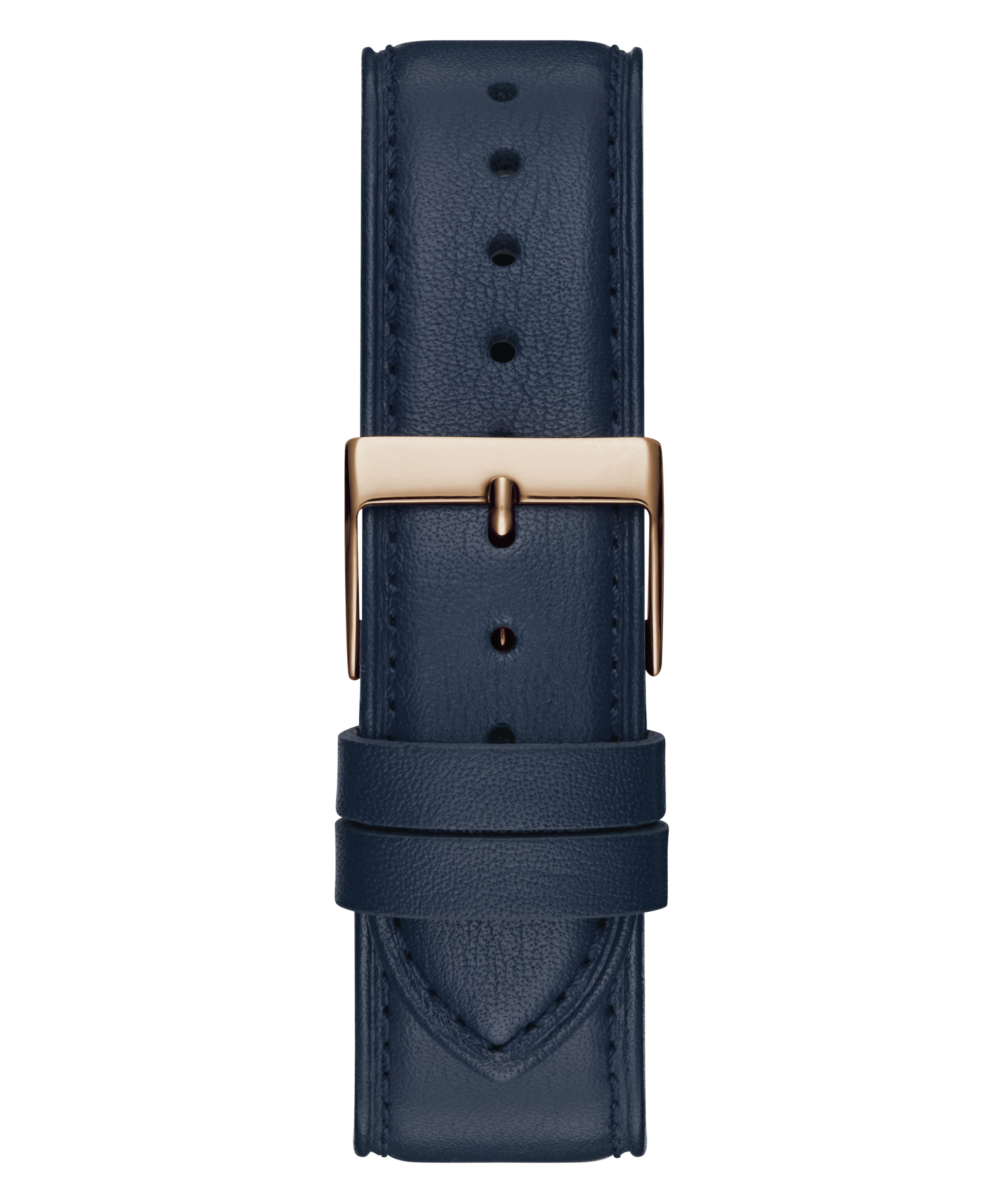 GUESS Mens Navy Rose Gold Tone Analog Watch