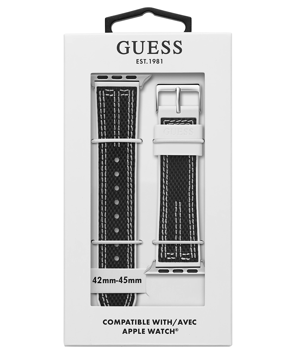 GUESS Nylon on Silicone Band for Apple 42-44 mm Watch