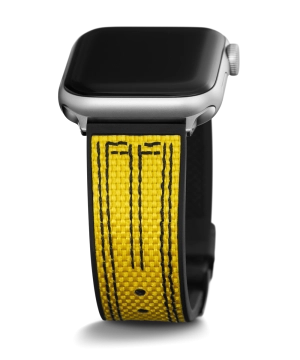 GUESS Nylon on Silicone Band for Apple 42-44 mm Watch