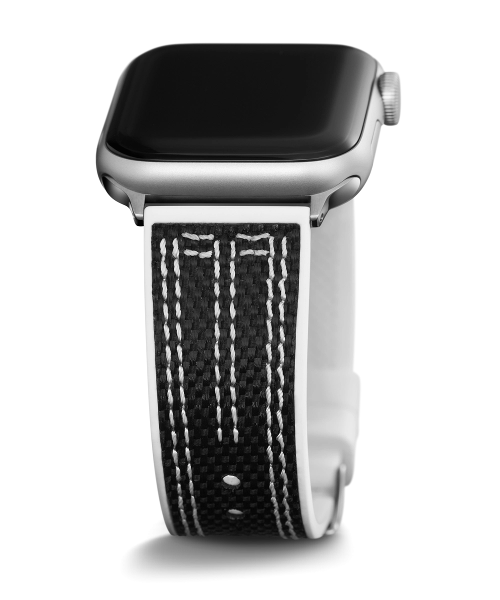 GUESS Nylon on Silicone Band for Apple 42-44 mm Watch