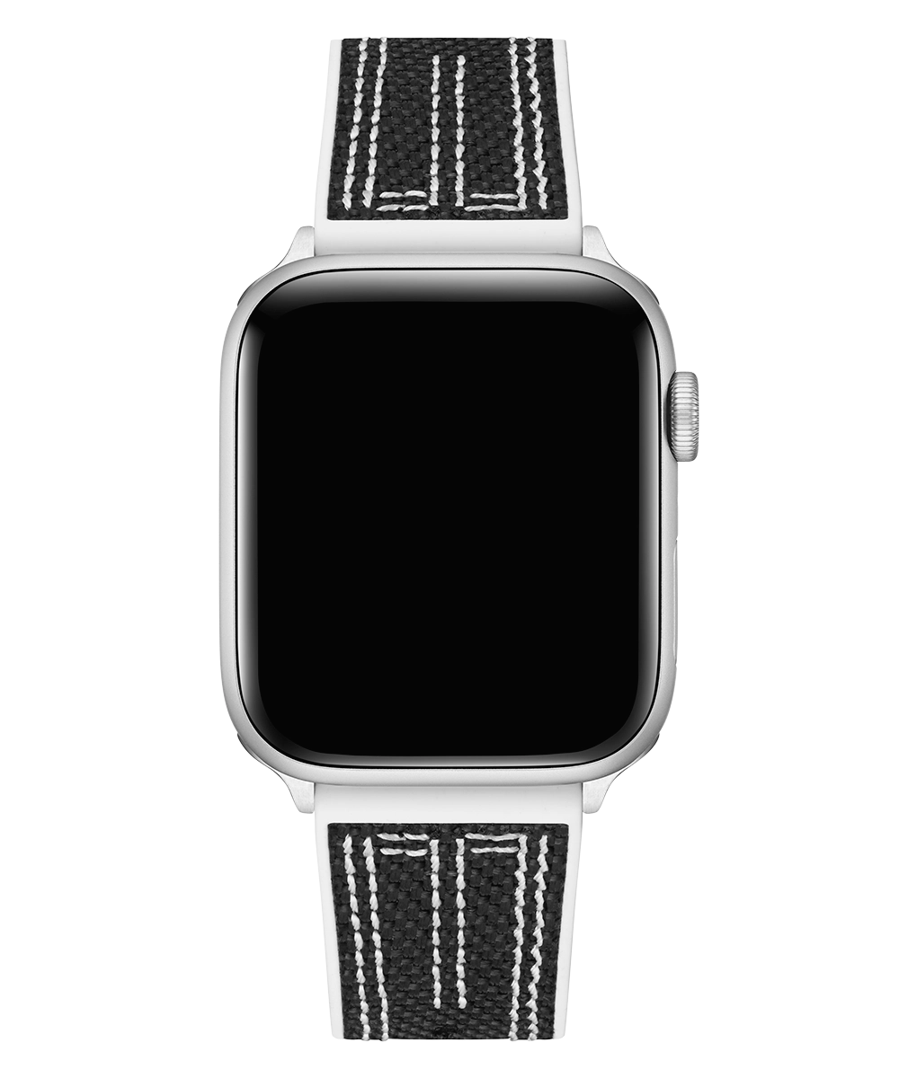 GUESS Nylon on Silicone Band for Apple 42-44 mm Watch
