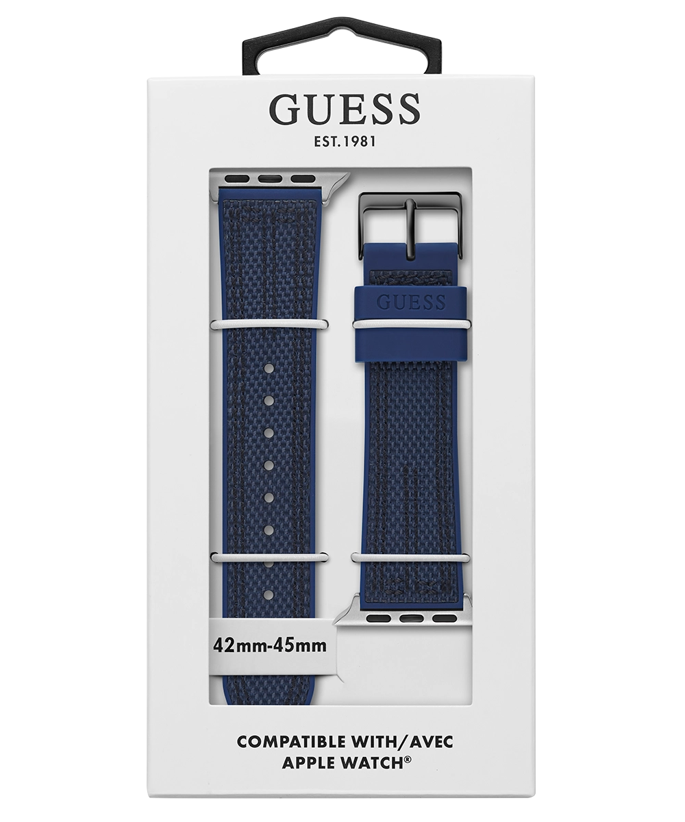 GUESS Nylon on Silicone Band for Apple 42-44 mm Watch