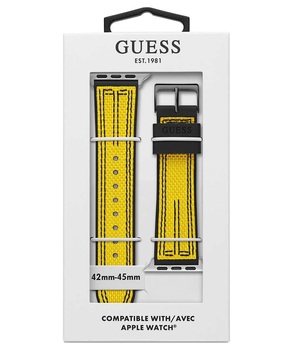 GUESS Nylon on Silicone Band for Apple 42-44 mm Watch