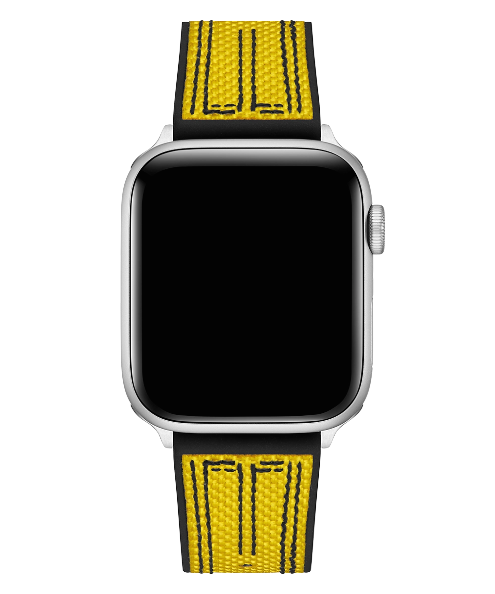 GUESS Nylon on Silicone Band for Apple 42-44 mm Watch