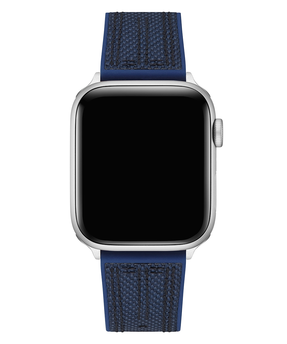 GUESS Nylon on Silicone Band for Apple 42-44 mm Watch