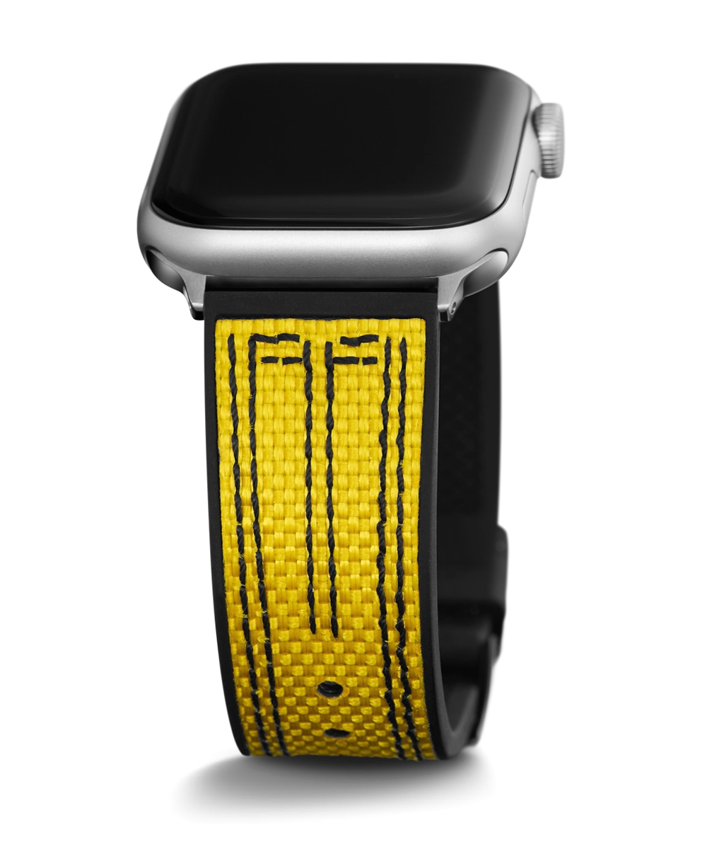 GUESS Nylon on Silicone Band for Apple 42-44 mm Watch