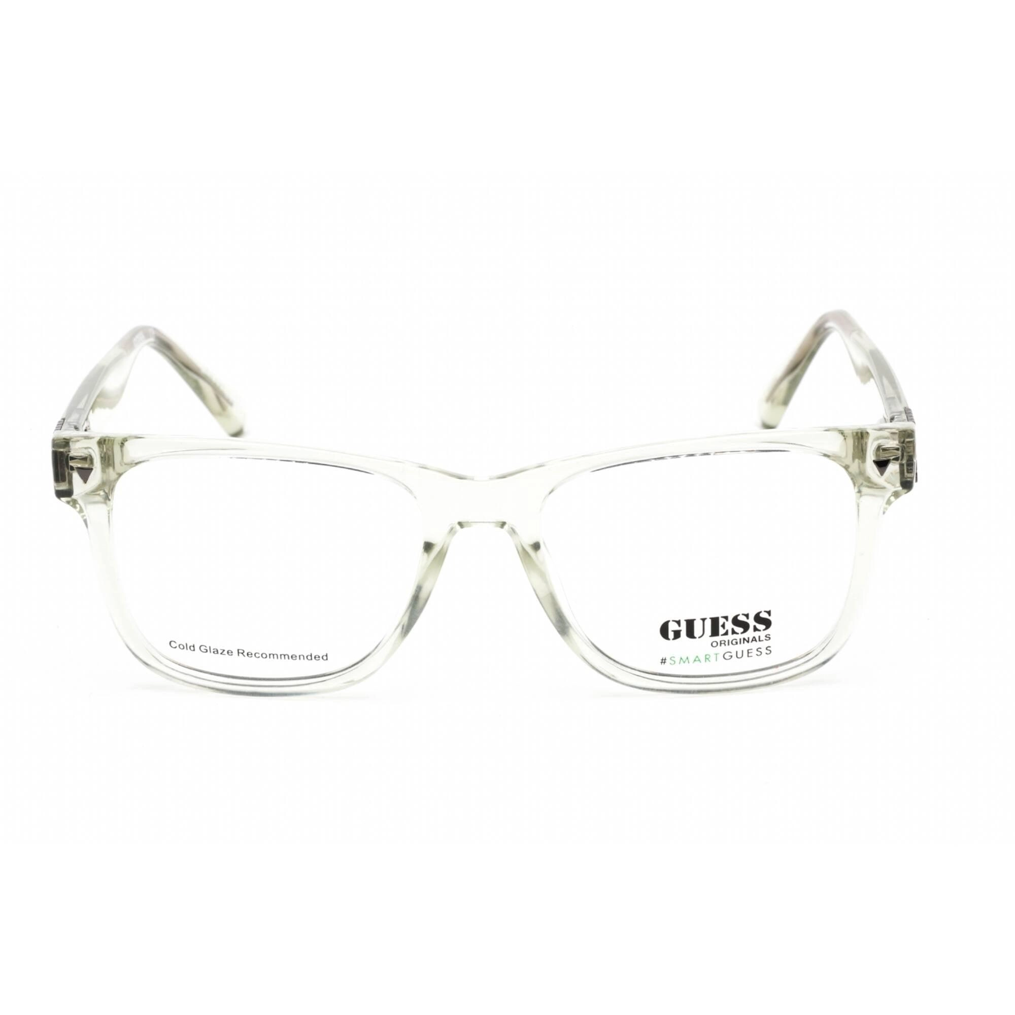 Guess Unisex Eyeglasses - Full Rim Rectangular Shiny Light Green Frame | GU8248 093