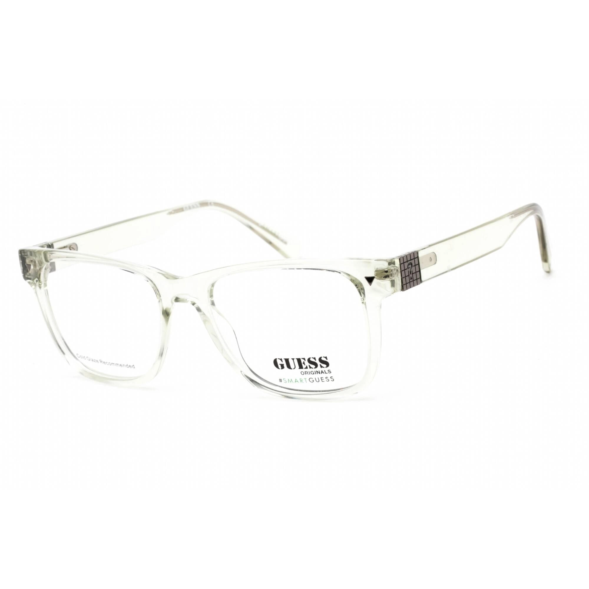 Guess Unisex Eyeglasses - Full Rim Rectangular Shiny Light Green Frame | GU8248 093
