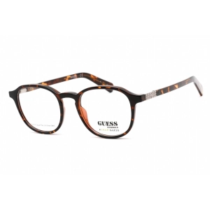 Guess Unisex Eyeglasses - Full Rim Square Blonde Havana Plastic Frame | GU8251 053