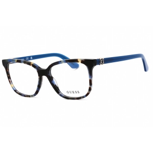 Guess Women's Eyeglasses - Blue/Other Square Plastic Full Rim Frame | GU2937-N 092
