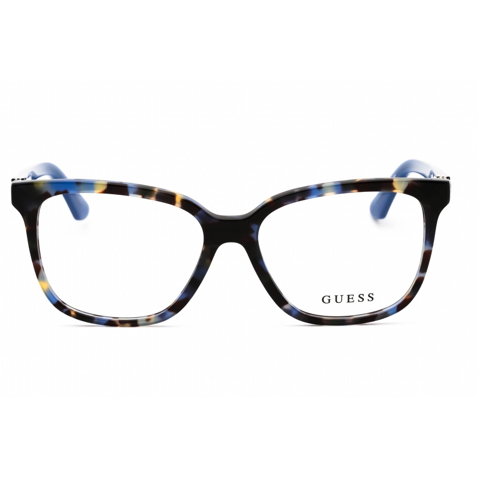 Guess Women's Eyeglasses - Blue/Other Square Plastic Full Rim Frame | GU2937-N 092