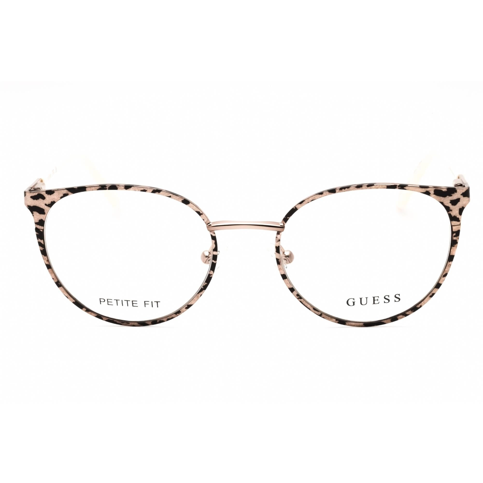 Guess Women's Eyeglasses - Pink Gold Metal Cat Eye Shape Full Rim Frame | GU2913 033