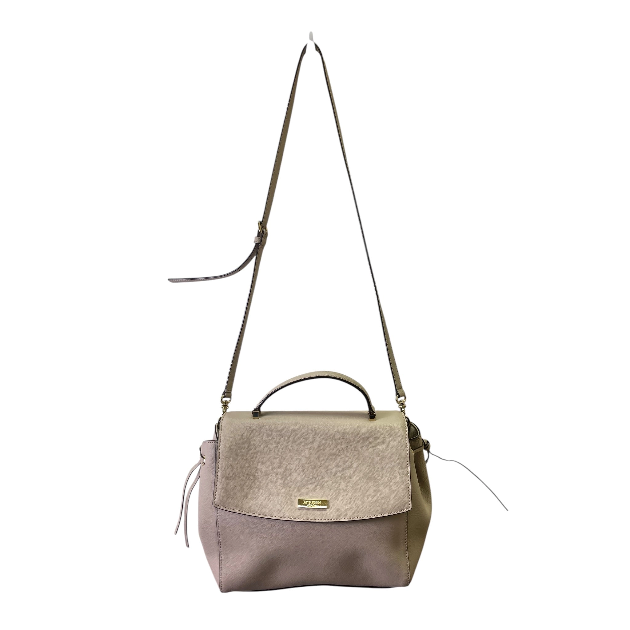 Handbag Designer By Kate Spade In Taupe, Size:Medium