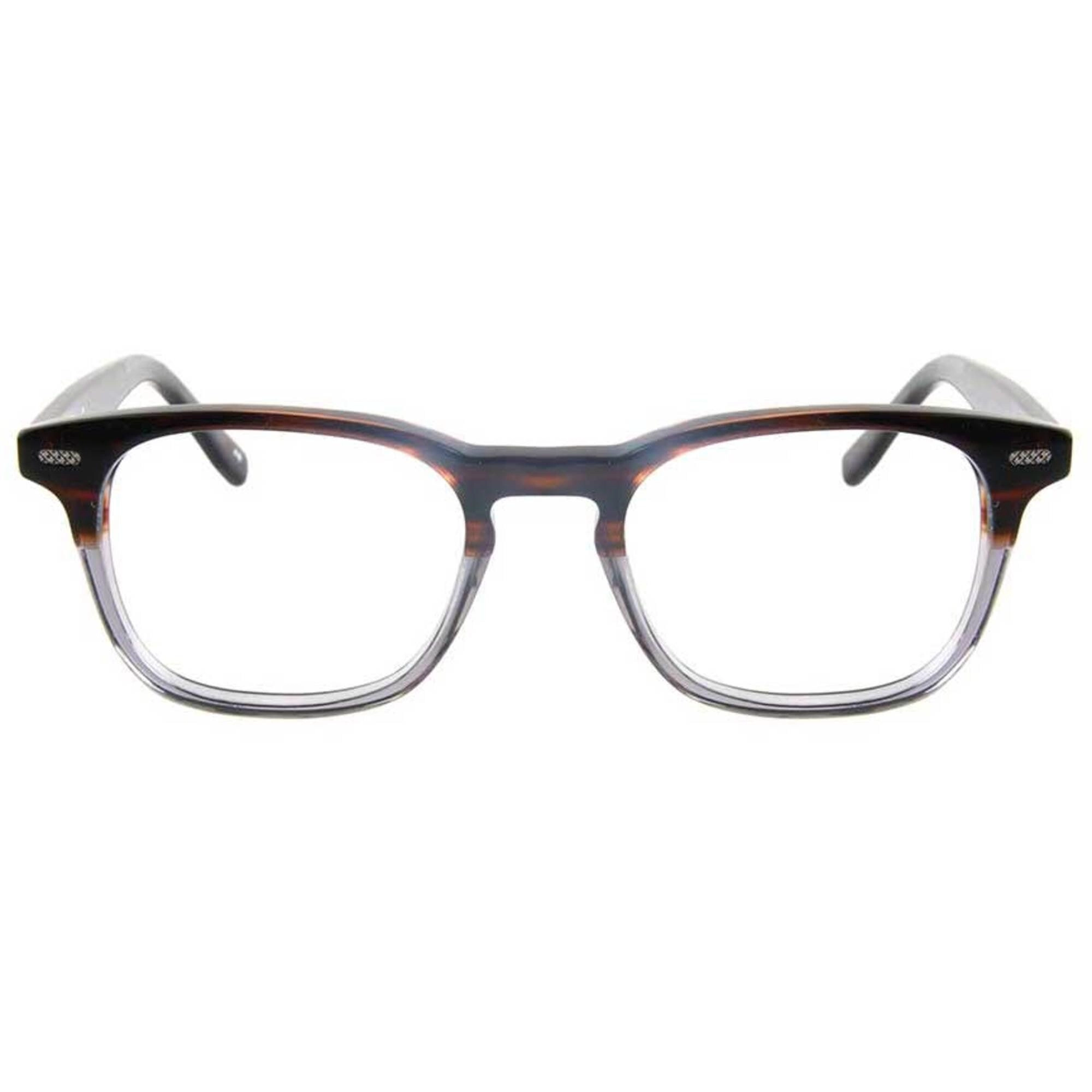 Lacoste Unisex Eyeglasses - Brown/Grey Full Rim Square Frame | LACOSTE L2832 210