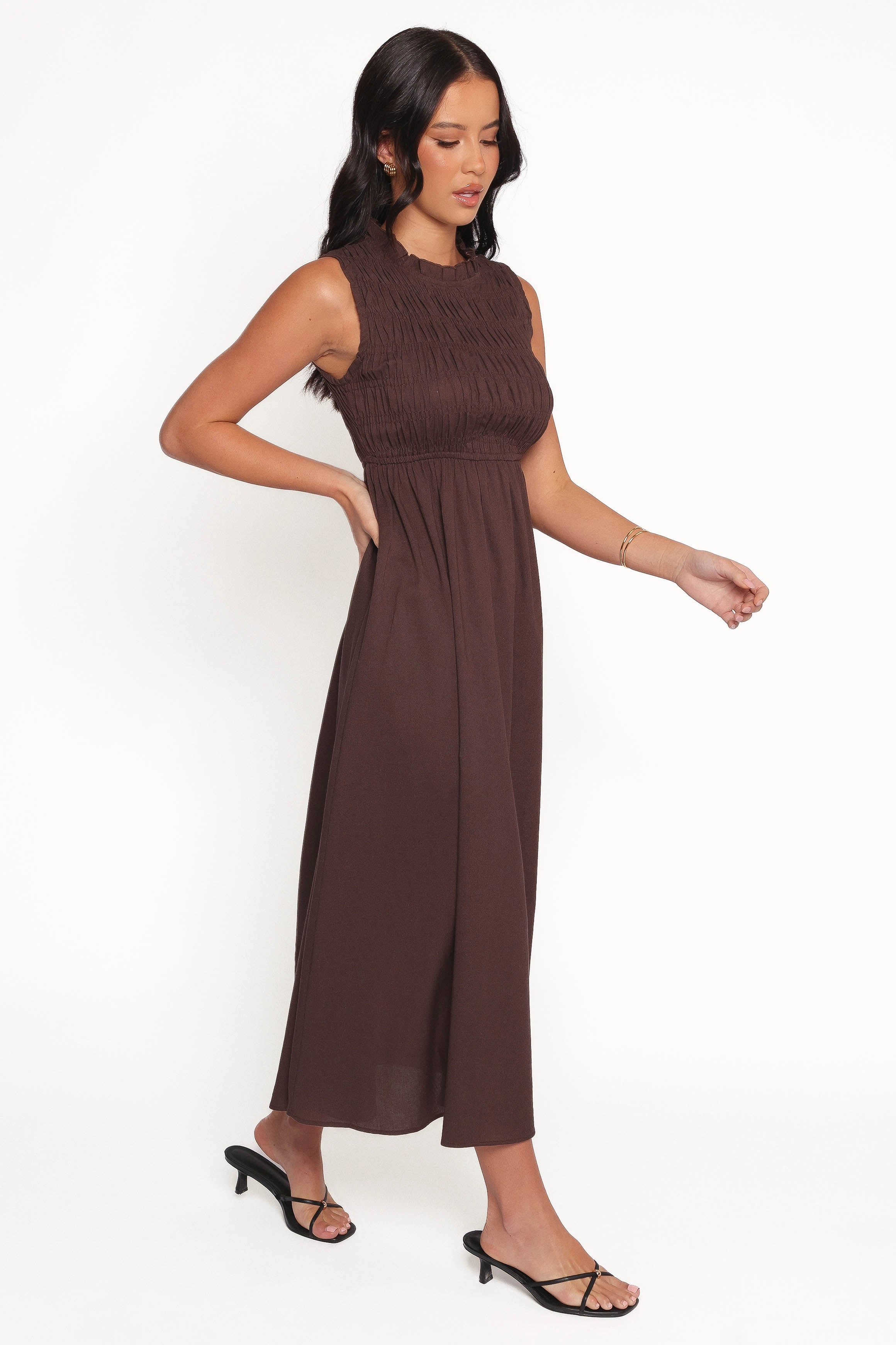 Lanna Maxi Dress - Chocolate