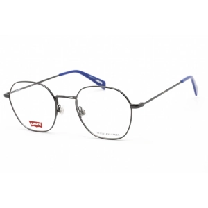 Levi's Unisex Eyeglasses - Dark Ruthenium Hexagon Stainless Steel | LV 1009 0KJ1 00