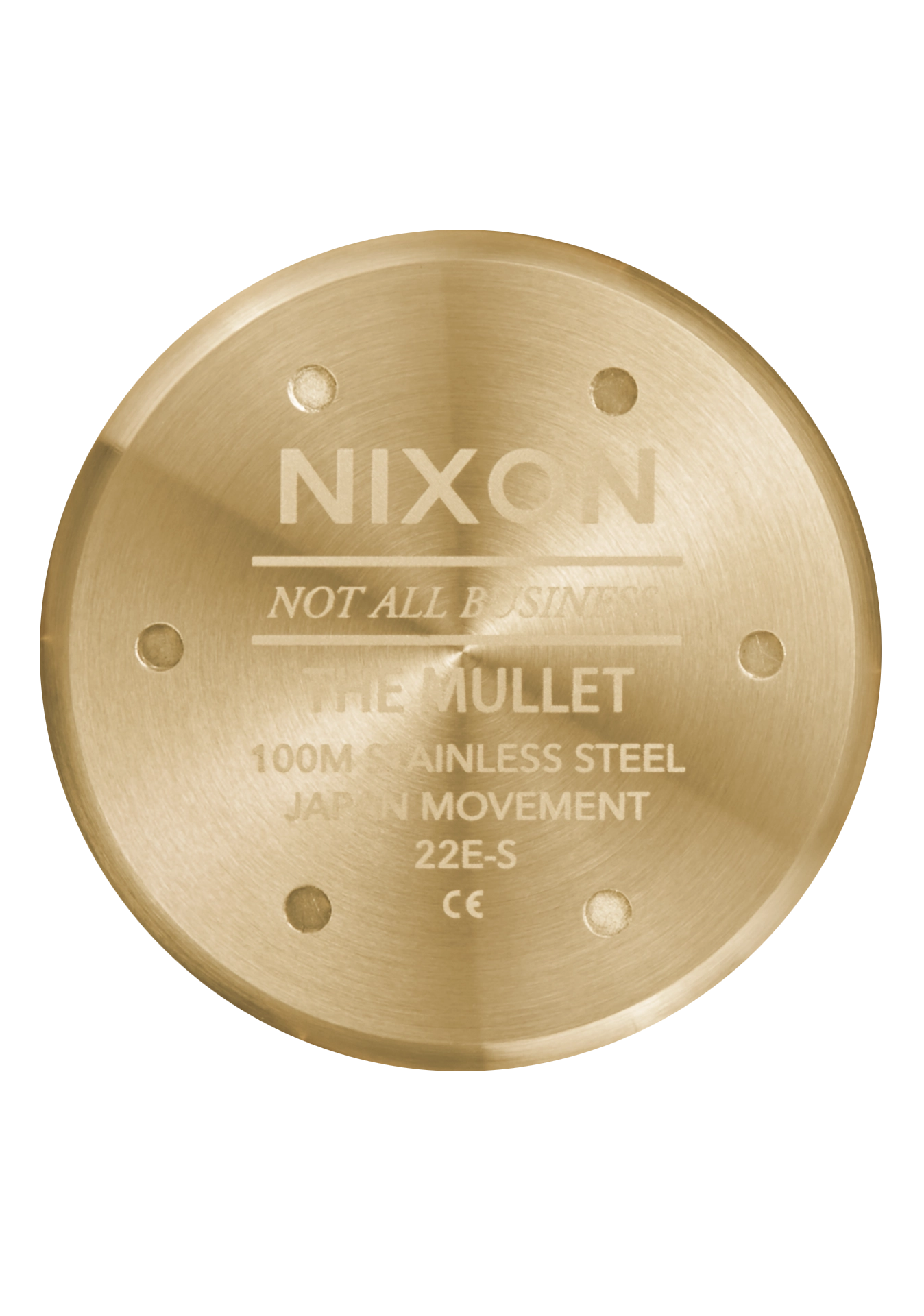 Mullet Stainless Steel - Light Gold / White