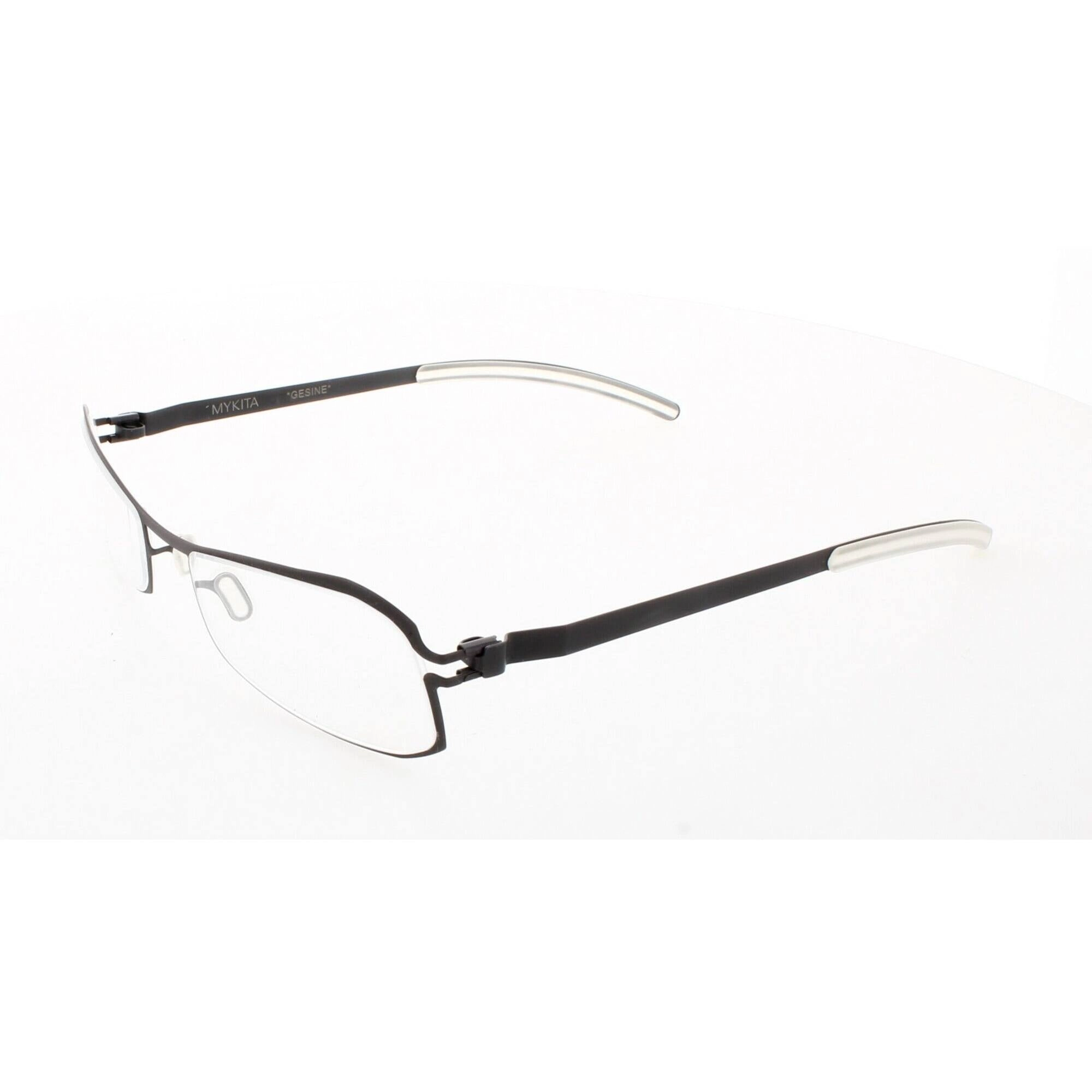 Mykita Unisex Eyeglasses - Brown Metal Cat Eye Full Rim Frame | NO1-GESINE-BROWN 0