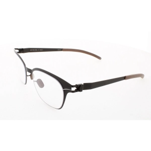 Mykita Unisex Eyeglasses - Dark Brown Square Frame | NO1-BECKY-DARK BRN-DEMO COL 149
