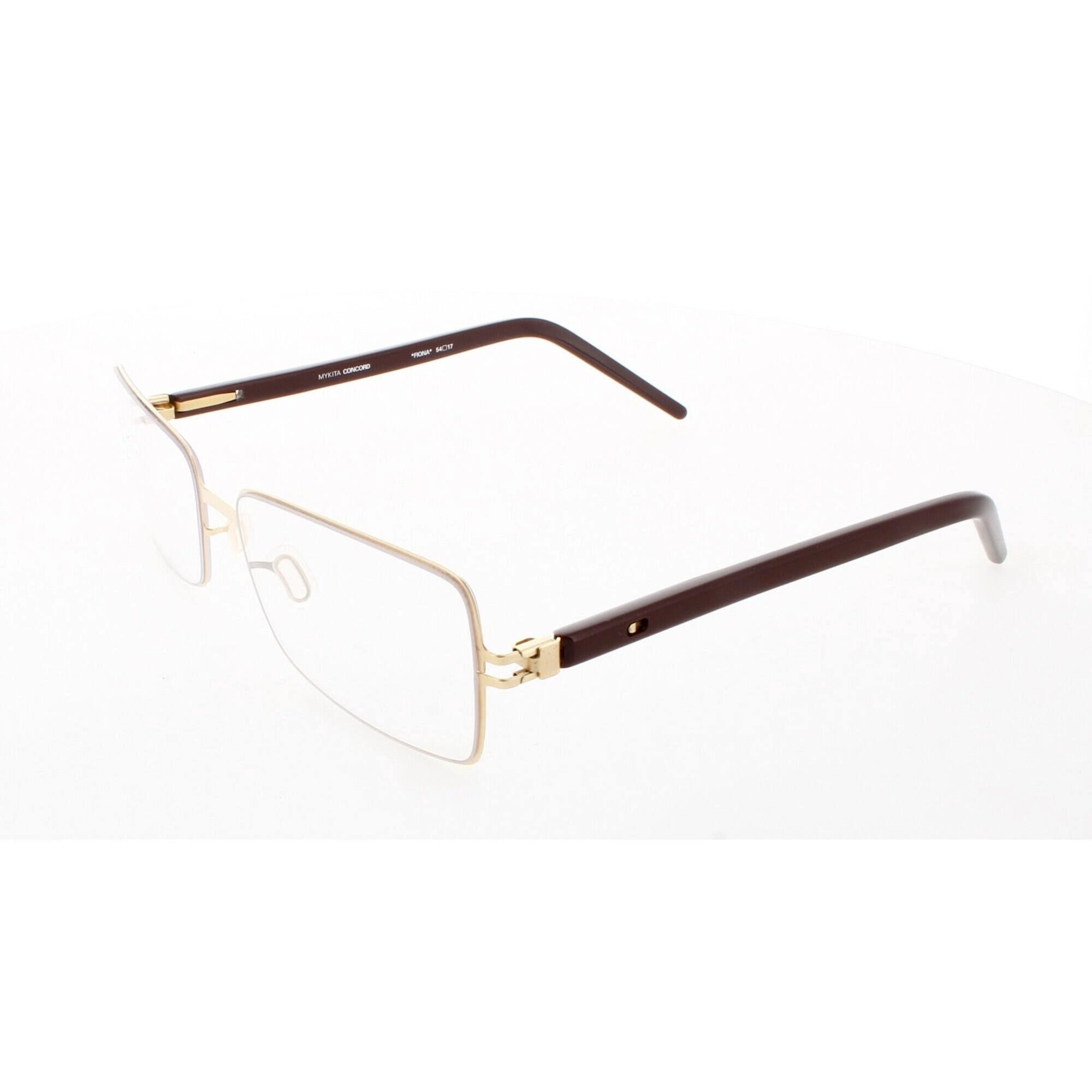 Mykita Unisex Eyeglasses - Gold Bordeaux Full Rim | CONCORD-FIONA-GOLD-BORDEAUX 068