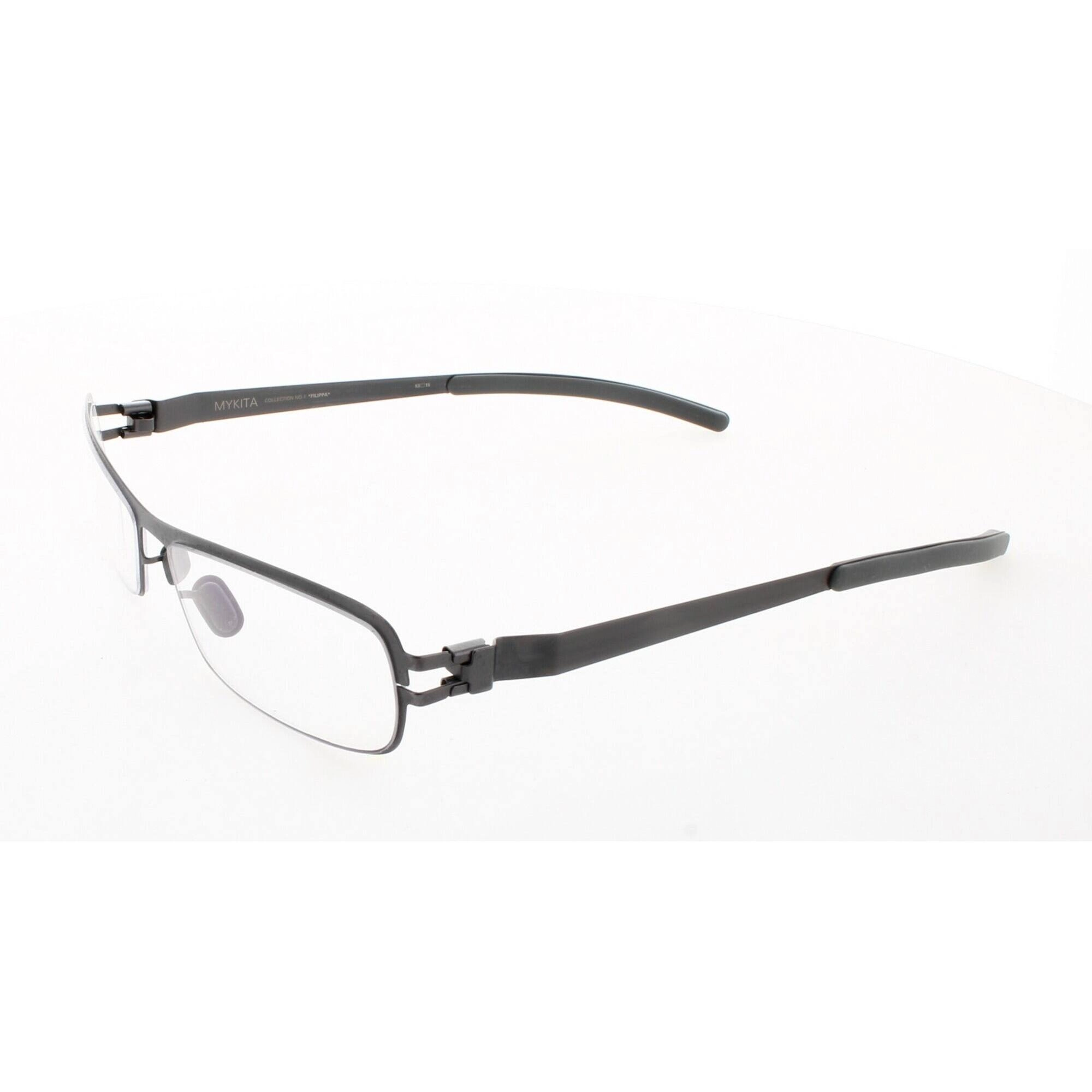 Mykita Unisex Eyeglasses - Graphite Metal Full Rim Frame | NO1-FLIPPA-GRAPHITE 012