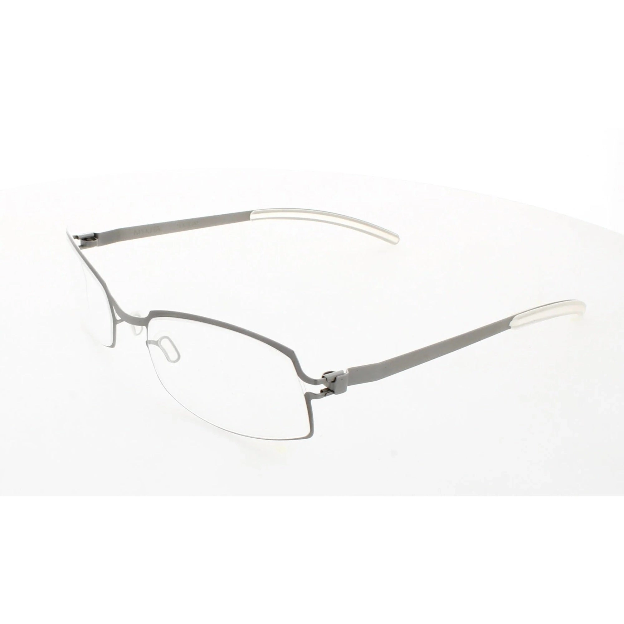 Mykita Unisex Eyeglasses - Grey Metal Full Rim Frame | NO1-EMILIA-GREY-DEMO COL 004