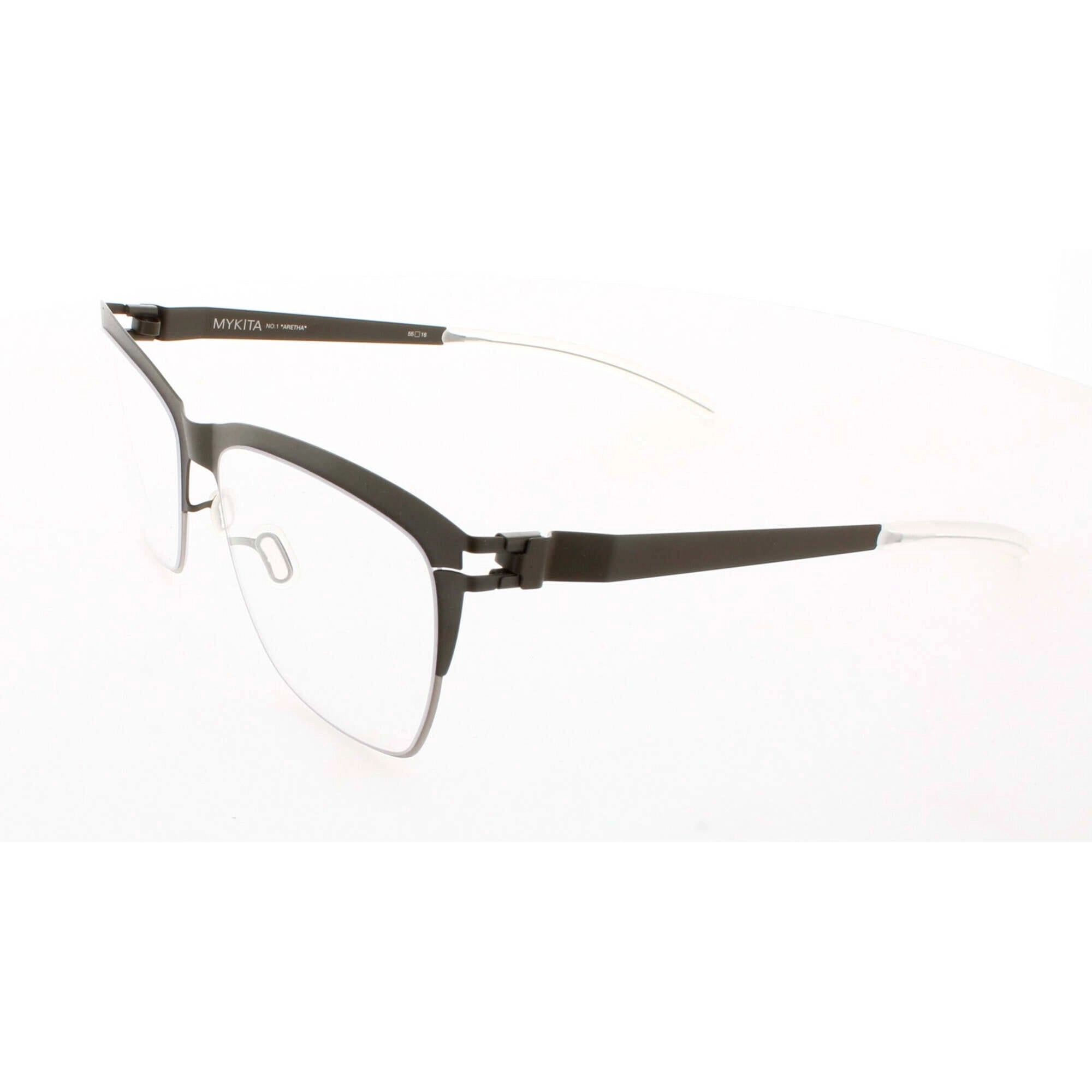 Mykita Unisex Eyeglasses - Sepia Beige Half Rim Frame | NO1-ARETHA-SEPIA-BEIGE 191