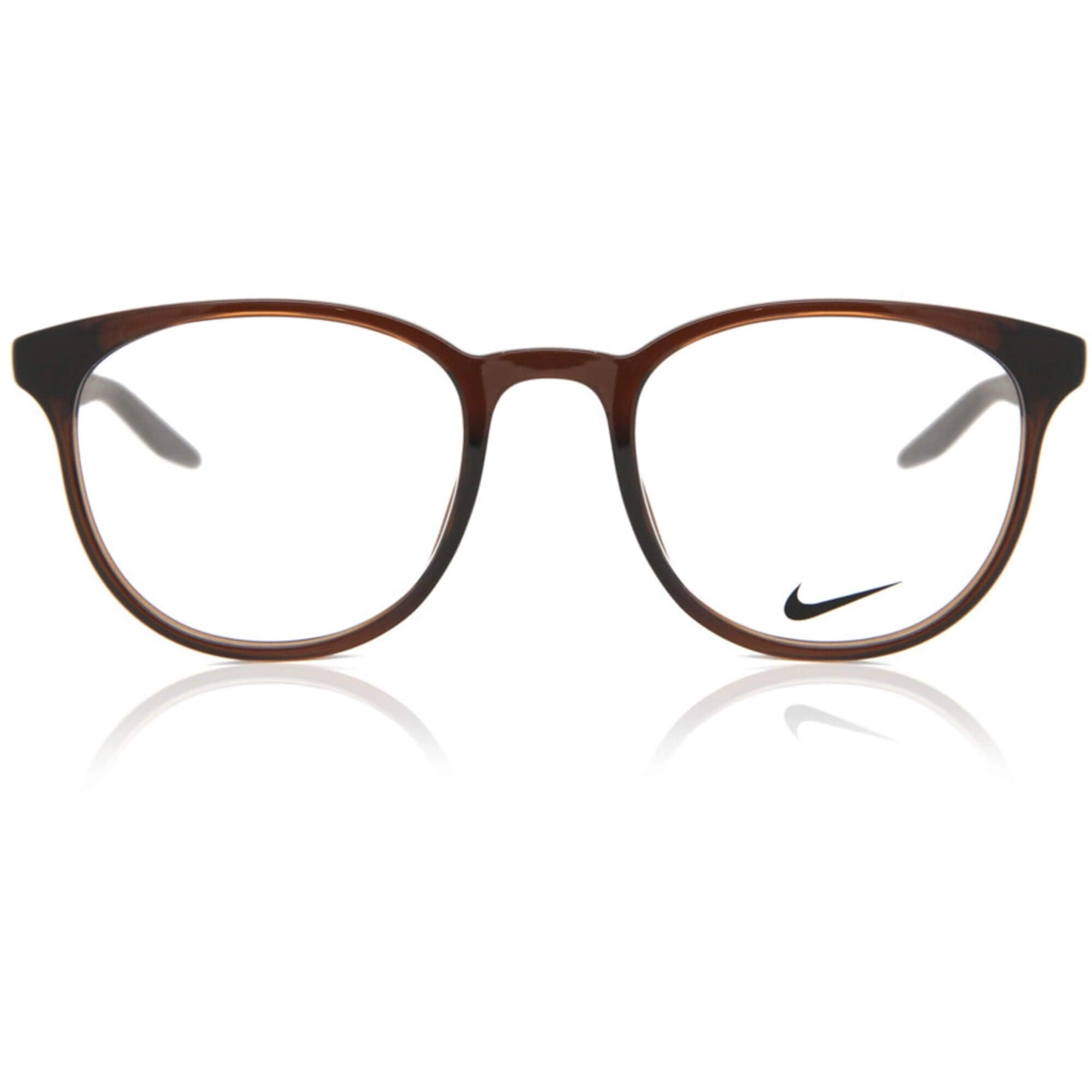 Nike Unisex Eyeglasses - El Dorado Plastic Full Rim Square Frame | NIKE 7128 207